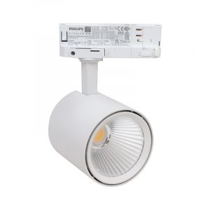 foco carril trifásico BLANCO 15W 230V  2700ºK óptica 36º, IP44