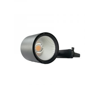 foco carril trifásico NEGRO 30W 230V  3000ºK óptica 36º, IP44
