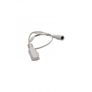 Conexión-alimentación tira led con 35 cms. cable y base jack hembra, para carril electrificado mini de superficie, para 12V o 24V