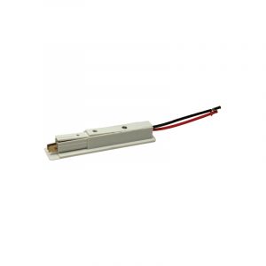 Conector de alimentación para carril mini 2 vías empotrar, para 12V o 24V