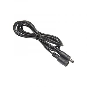 Conexión negra jack macho-hembra de 5,0 m. cable, IP20