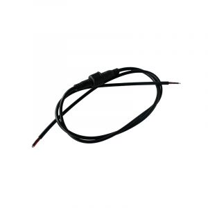 Conexión unión  tira led  macho-hembra 1 m. cable, IP67 negra