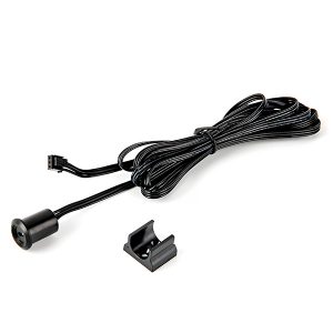 Sensor-interruptor negro , 12V-24V, activacion luz Led para 1 puerta armario, cajoneras, etc. 12mm  diámetro