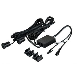 Sensor-interruptor negro , 12V-24V, activacion luz Led especial para 2 puertas armarios, 12mm  diámetro